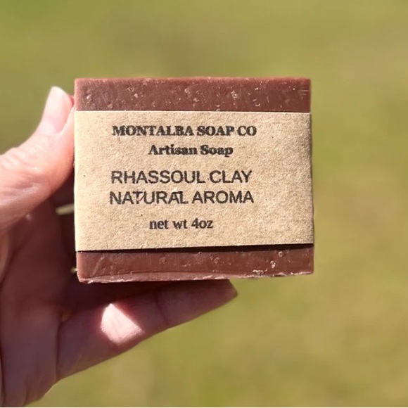 Handcrafted Soap - Artisan, Rhassoul Clay Unscented, Handcrafted by Me ❤️ - Picture 2 of 2
